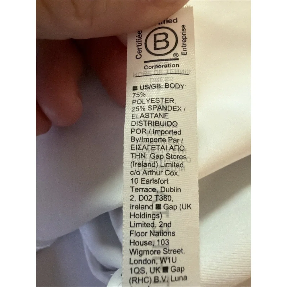 Athleta White Ace Tennis Dress Sz Med Performance Athletic Golf Pickleball - Picture 4 of 8